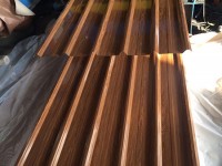 12ft x 8ft Wood Grain Steel Shed